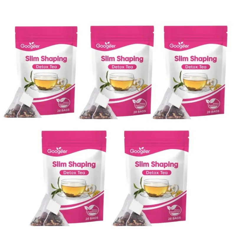 5 שקיות תה דטוקס סלימ אנרגייז - תה להפחתת משקל ושריפת שומן, תה מחזק את המטבוליזם הטבעי לנשים וגברים -28 שקיות תה