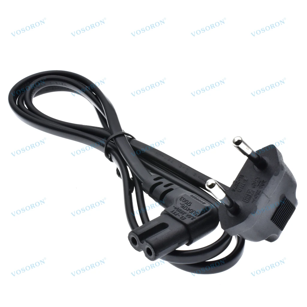 Right-Angle European Schuko to IEC C7 Power Cable