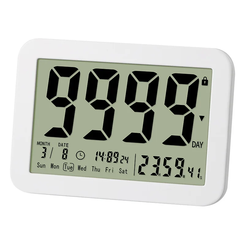 9999-Days Digital Countdown Days Timer Clock,Large Screen Electronic Timers for Classroom Wedding Retirement Countdown Timer