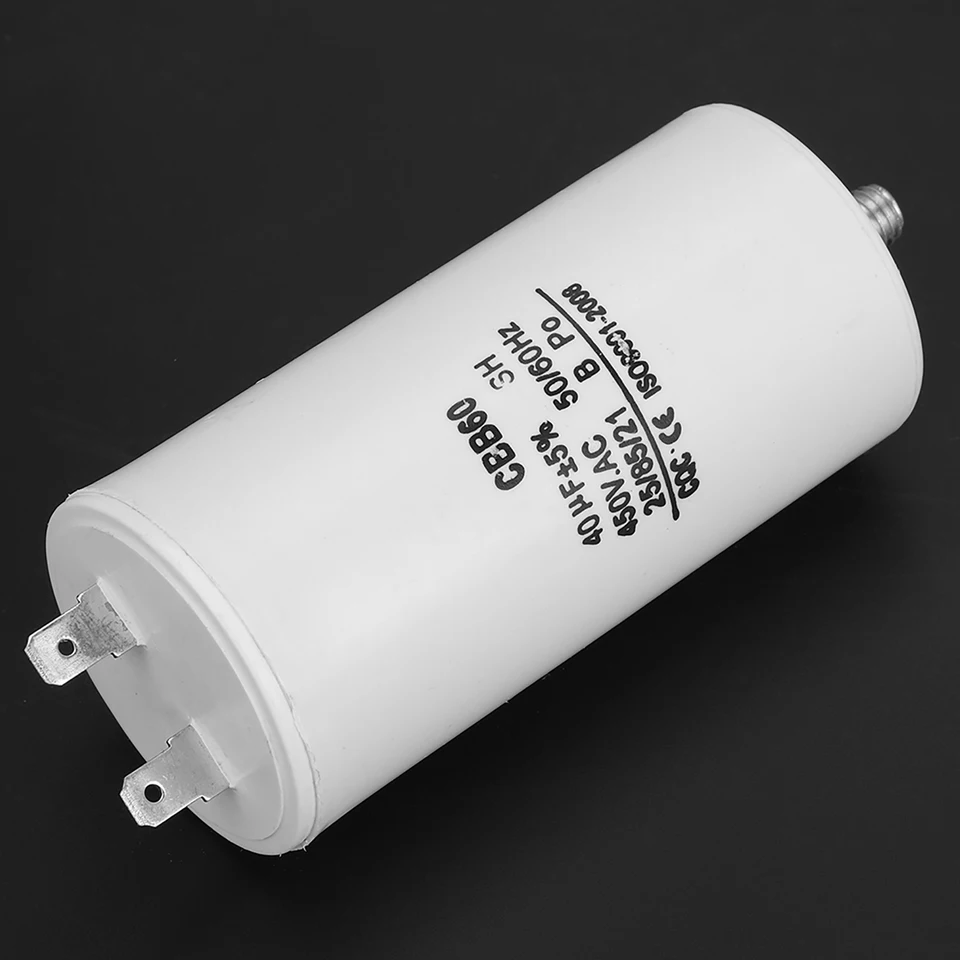 BOXONLY CBB60 30uF Run Capacitor Single Insert 450V AC 40/85/21 ±5% 50