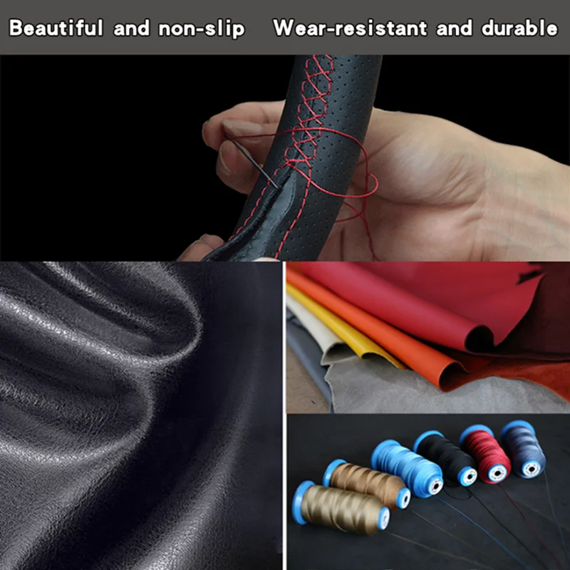 Car Steering Wheel Braid Cover 100% Fit For Nissan Teana Altima 2013- X-Trail 2014- Qashqai 2014 2015- Rogue