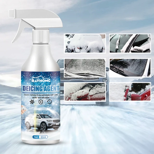  Car Glass Deicing & Anti-Freeze Spray, De Icer For Car  Windshield, Ice Remover Melting Spray For Car, Deicer Spray, For Car  Windshield Windows Wipers And Mirrors (1pcs) : Automotive