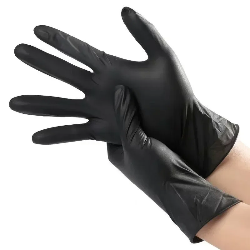 Disposable Black Nitrile PVC Gloves For Housework Dish Washing Car Industry Gardening Pet Care Baking Cooking Tool disposable gloves nitrile gloves dishwashing gloves cleaning gloves garden work gloves