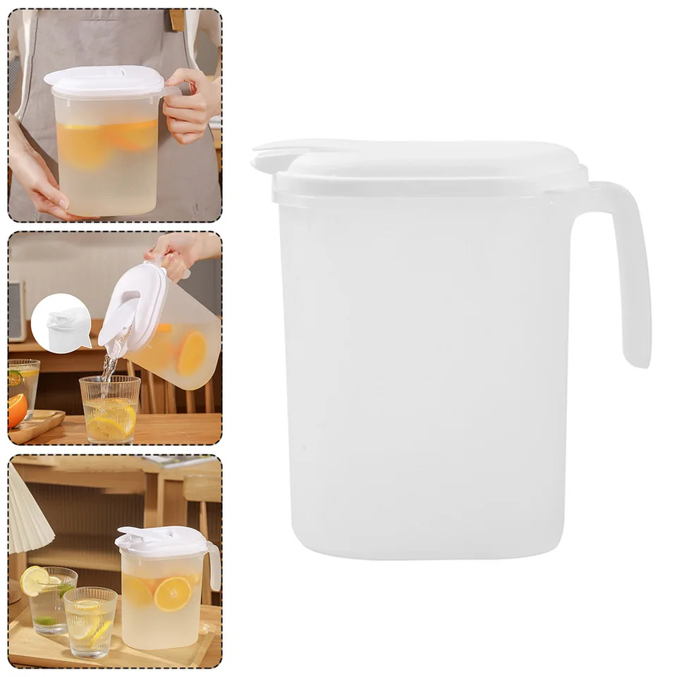 Brocca di plastica con coperchio grande capacità resistenza