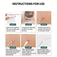 4PCS Blackhead Remover Acne Needle Tools Set Face Cleaning Black Dots Pimple Comedone Extractor Pore Cleaner Skin Care Products 2