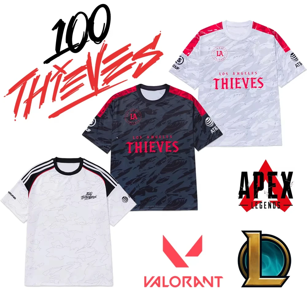 Player Jerseys Esports Jerseys 100 Thieves Red Jersey 100T Asuna