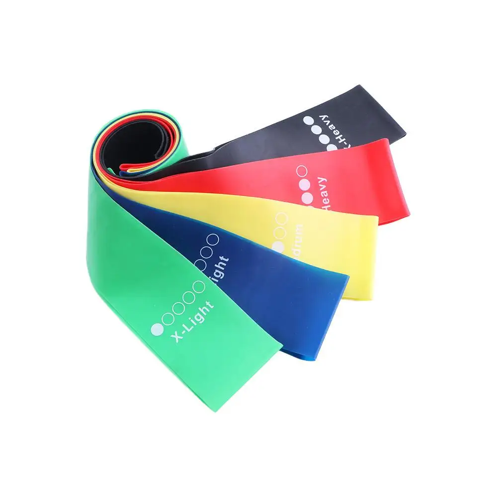 Sport Sports Equipment Fitness Workout Equipment Training Rubber Fitness Band Resistance Bands Rubber Pull Rope Yoga Bands 4