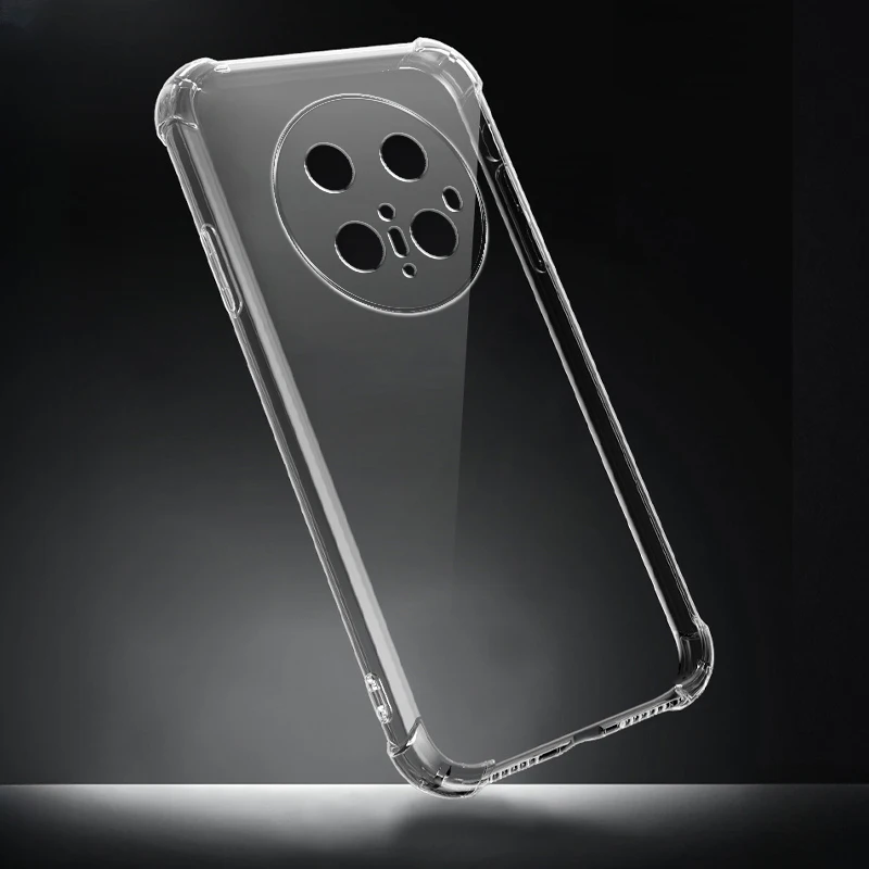 Shockproof Transparent Silicone Back Cover