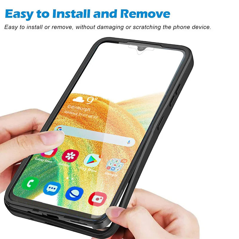 360° Full-Body Transparent Shockproof Silicone Case with Enhanced Protection