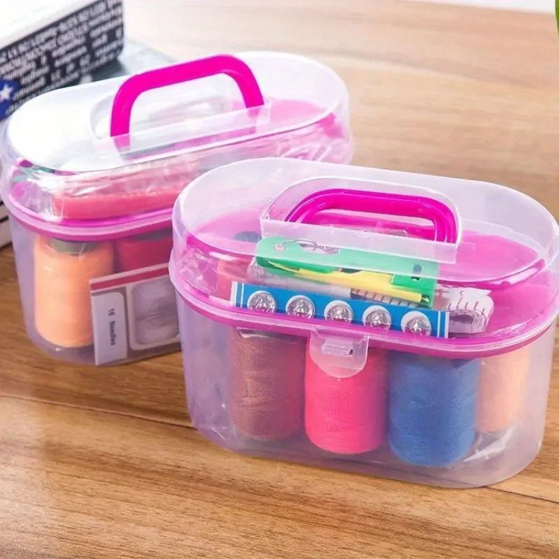 Needle and Thread Box Household Needle and Thread Bag Set Repair Hand Sewing Multi functional Portable