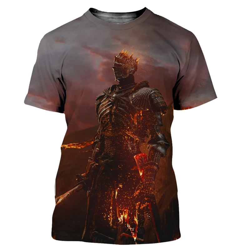

T Shirt For Men NEW Dark Souls Men Women New Fashion Cool 3D Printed T-shirts Casual Harajuku Tshirt Streetwear Oversized Tops