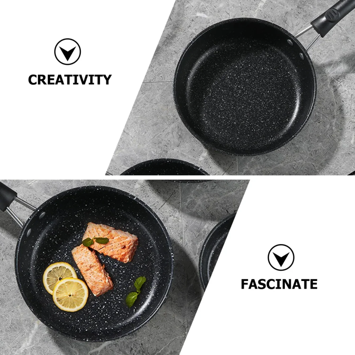 Stainless Steel Cookware Mini Pan Steak Household Cooker Frying Pancake Making