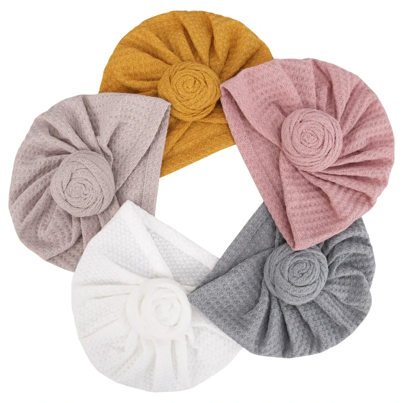 Baby Girl Photography Cap Warm Infant Hat Newborn Photography Props Head Wraps Turbans Headbands Baby Hair Accessories