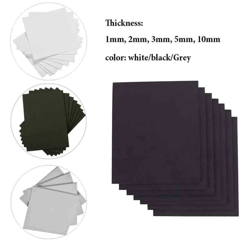 Eva Foam Sheets Sound-Absorbing Spone Foam Craft Eva Sheets Handmade Model Making Material Thickness 1/2/3/5/10mm 1pcs