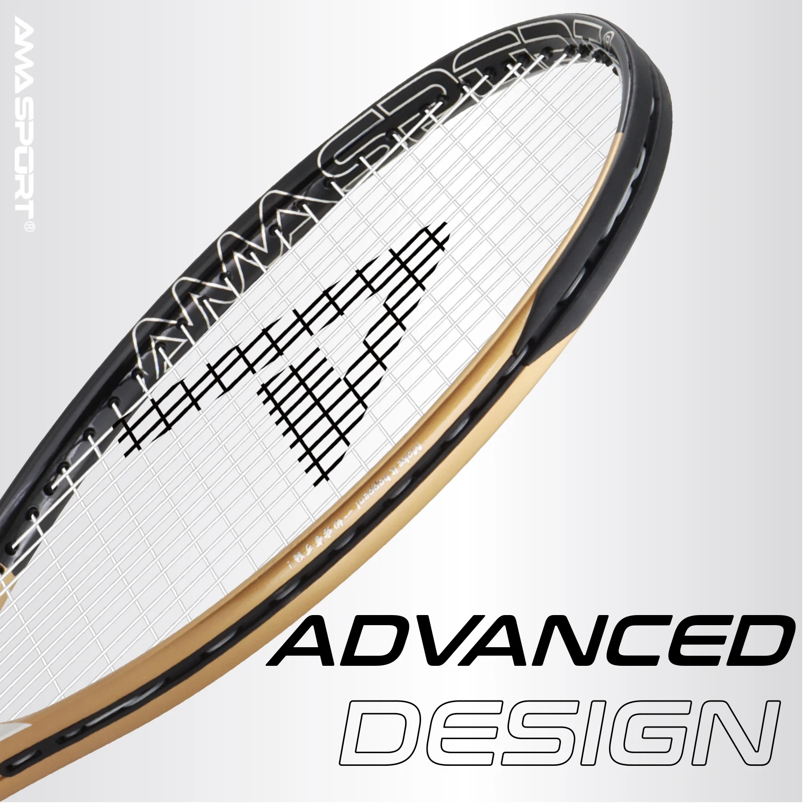 AMA SPORT Fast Control Tennis Rackets-27 inch-Graphite Tennis Racquet Intermediate Pre Strung