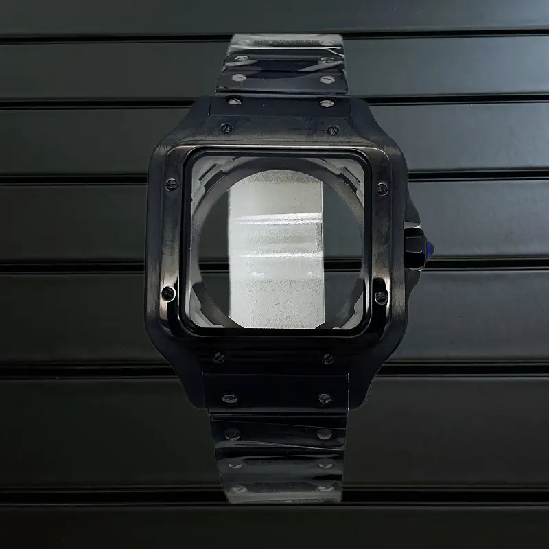 38mm Square Watch Case 316L Steel Strap Watch Repair Modification No Logo 27mm Dial for Sandoz NH36 NH35 NH70 Automatic Movement - Image 12