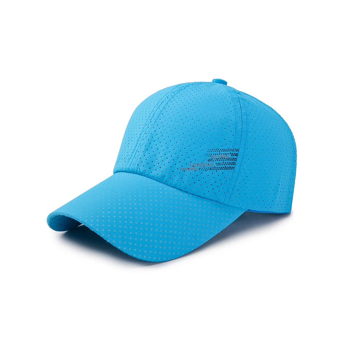Atmungsaktive Unisex-Sommer-Baseballkappe mit Stanzdesign. Vielseitiger, schnell trocknender Outdoor-Sonnenhut für Männer und Frauen – Detail 10