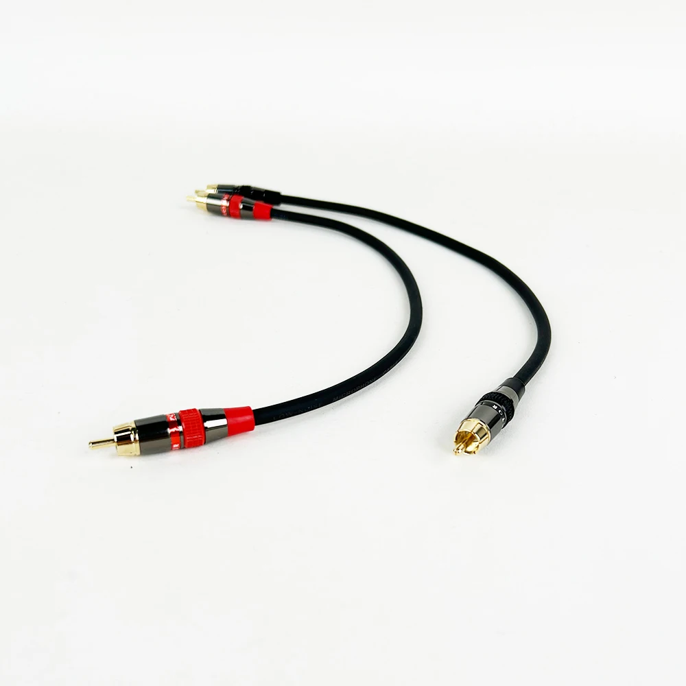 GuerGuo 1PC RCA zu RCA Stereo Kabel Stecker auf Stecker Aux Kabel Jack für Heimkino HDTV TV DVD CD Lautsprecher Box Power Verstärker – Detail 20