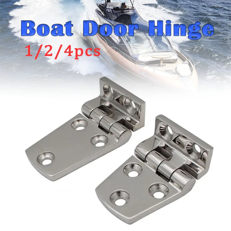 

1/2/4pcs 38x54/38x66 Boat Door Hinge Marine 316 Stainless Steel Hinge Short Side Door Hinge For Yacht Boat RV Marine Door Hinge