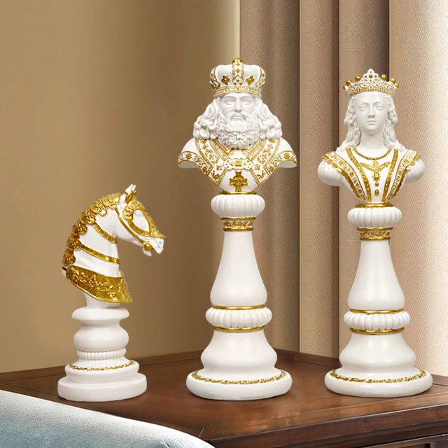 Knight Chess Piece 24K Gold