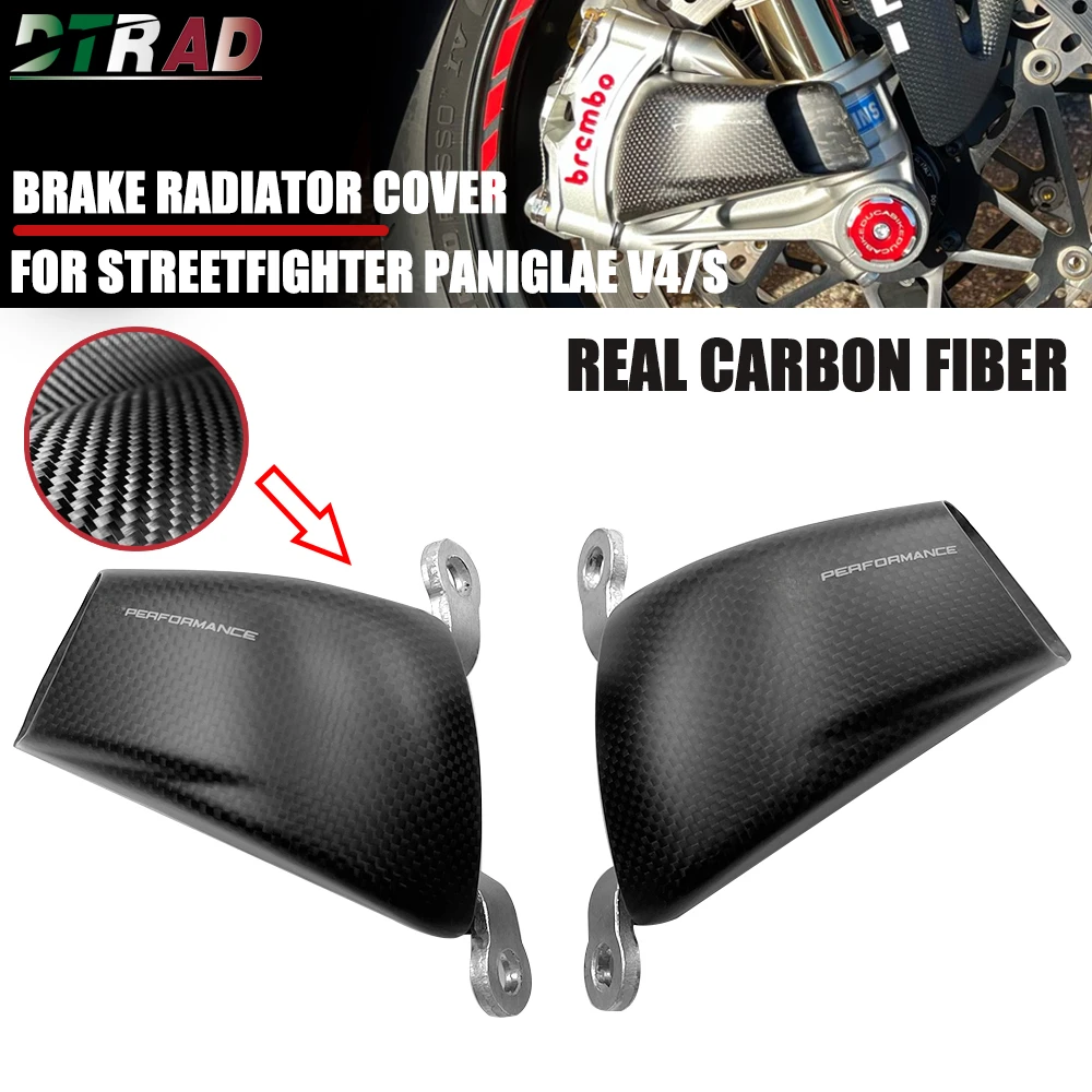 Motorcycle Front Brake Air Ducting Caliper Radiator Cover For DUCATI ...