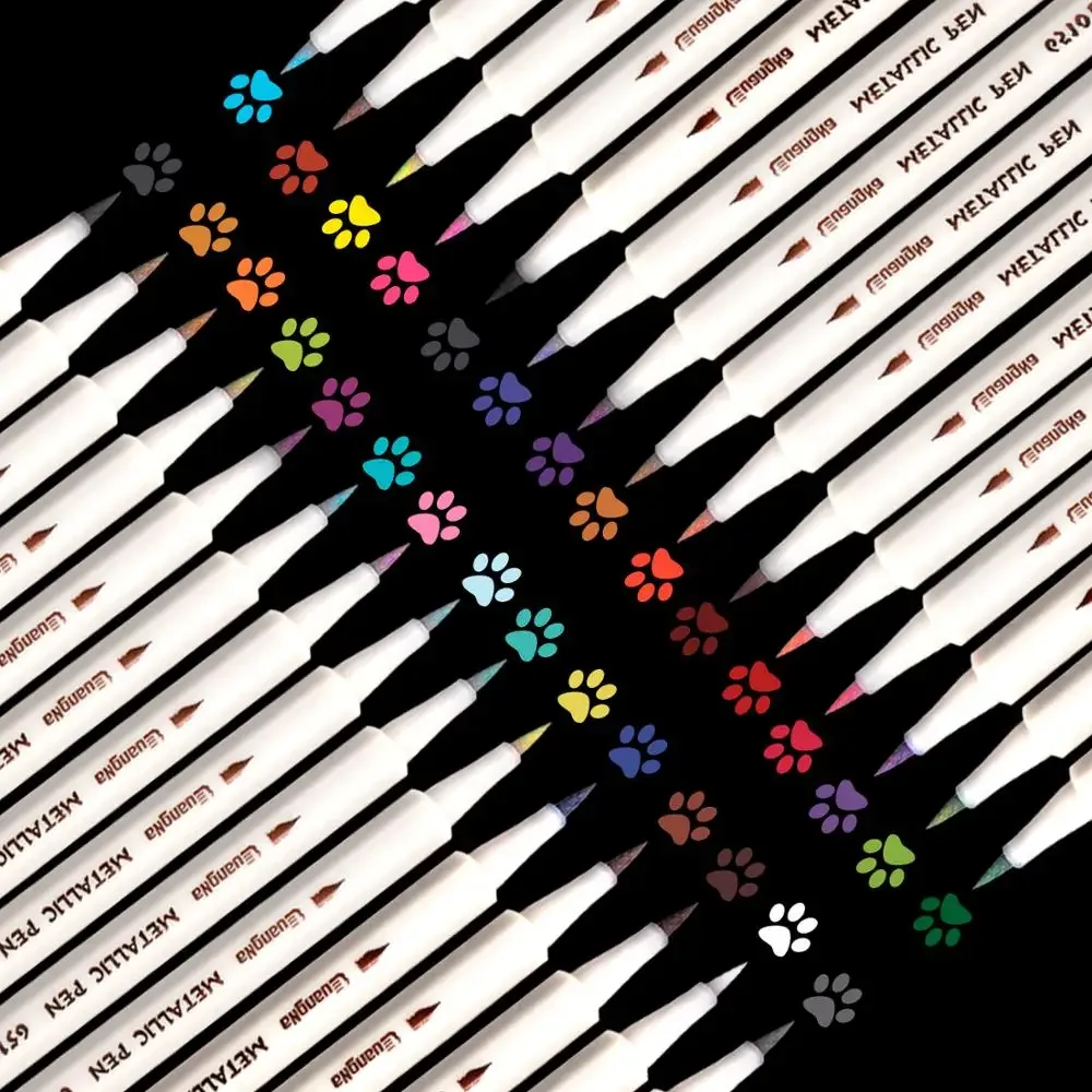 

Металлические маркеры, 15 цветов, акриловые маркеры, мягкая кисть, ручка для взрослых, книжки-раскраски, художественная роспись, изготовление открыток и керамики