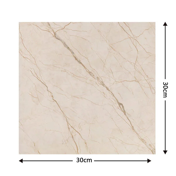 Marmorgolvpasta Nordisk stil Förtjockad filmbotten Upprepad självhäftande Vattentät Vardagsrum Badrum Köksinredning_voghion.com