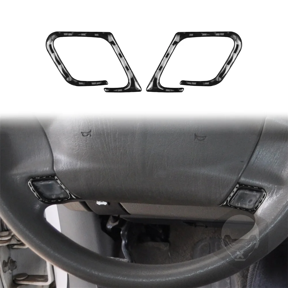 

00-04 for Chevy impala steering wheel buttons carbon fiber trim sticker