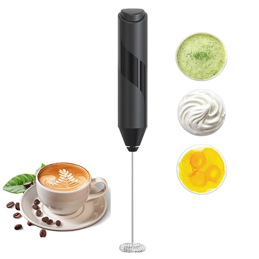 Electric Milk Foamer Blender Wireless Latte Coffee Mixer Whisk Handheld Egg Beater Cappuccino Frother Mixer Kitchen Whisk Tools