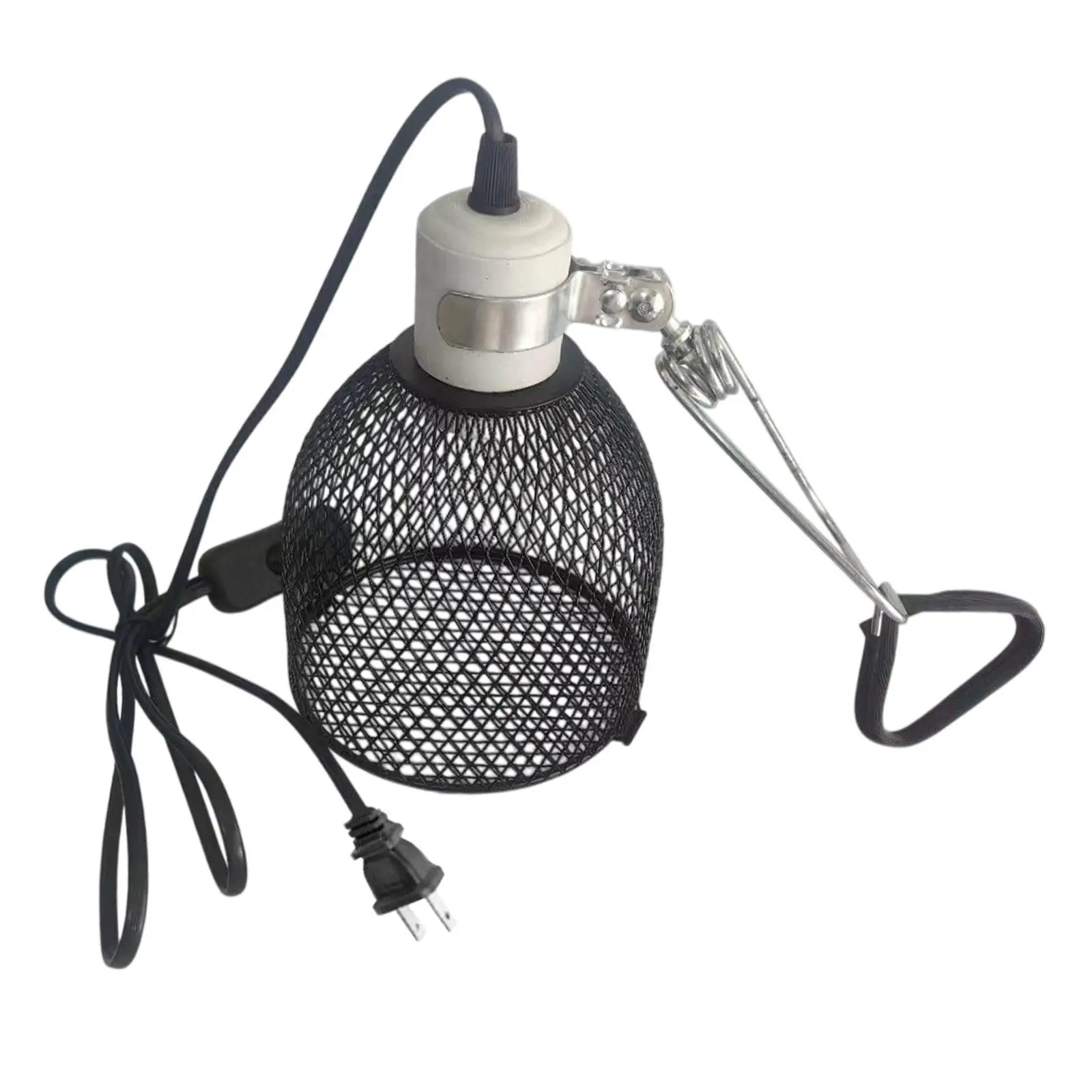 Reptile Heating Lampshade 5.5inch 160W Heater Guard for Pet Snake Amphibians