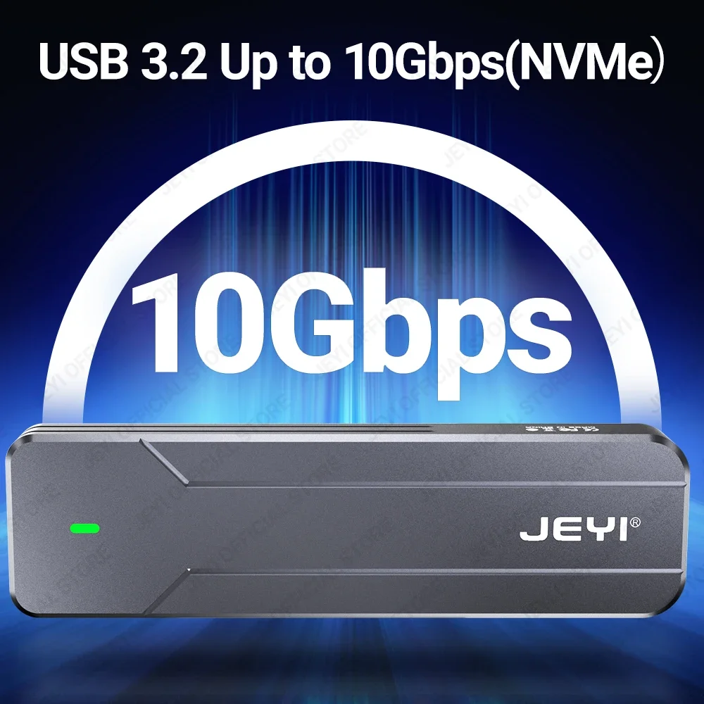 SSD Enclosure M.2 NVMe SATA SSD Enclosure USB 3.2 Gen 2 10Gbps or 6Gbps External Aluminum M.2 Case