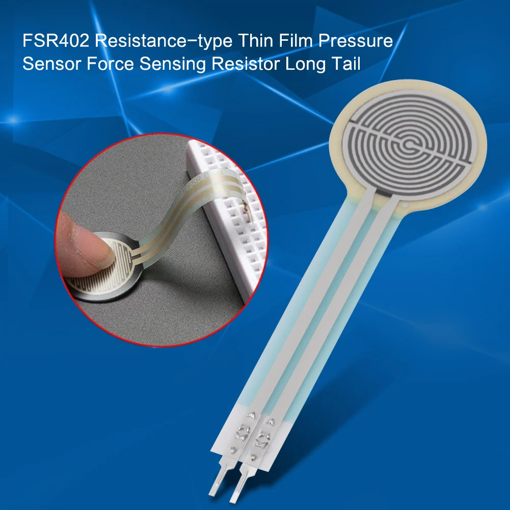 FSR402 Resistance Type Thin Film Pressure Sensor Force Sensing Resistor Long Tail Force Sensor Pressure Resistor sensor module pressure sensor module