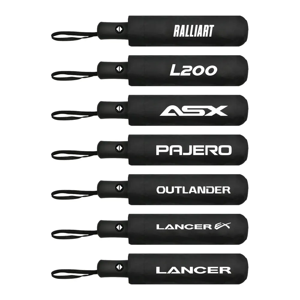 Car Model Umbrella For Mitsubishi Lancer Outlander Pajero L200 Ralliart Asx Lancer EX Triton Delica Colt Auto Accessories