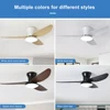 Bedroom fan light, ceiling fan light, high wind power ceiling, dining room, living room, household integrated ceiling, electric 2