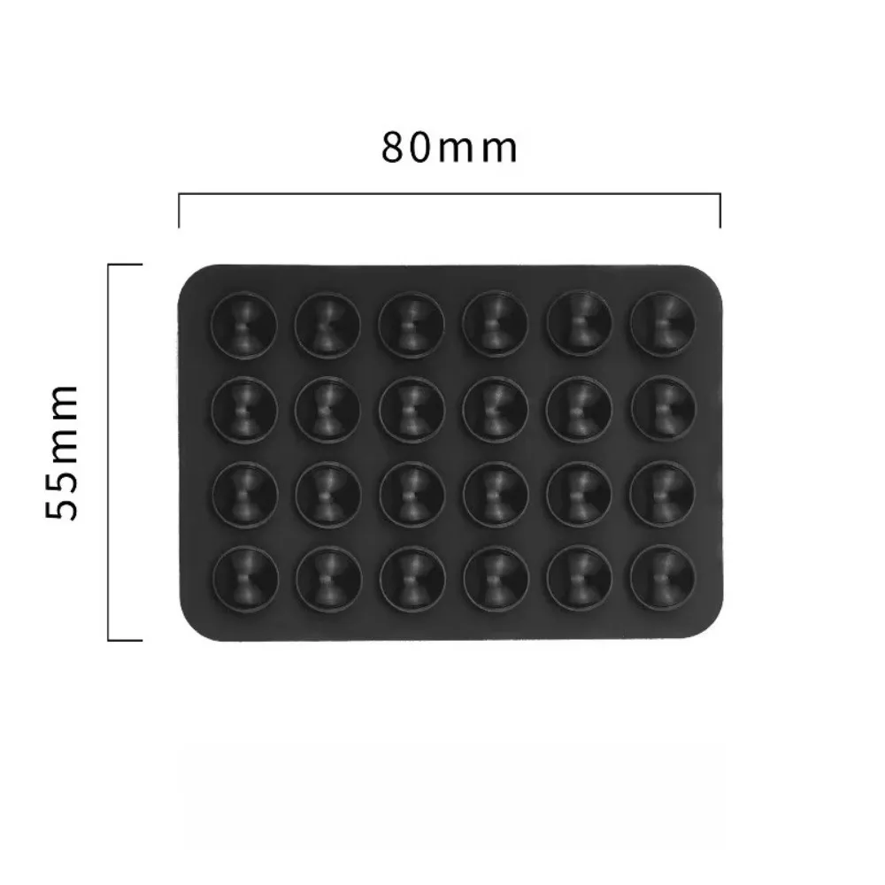 Adhesive Silicone Suction Pad Multifunction Suction Cup Bracket Mobile Phone Fixed Pad Durable 24Square Suction Cups 3