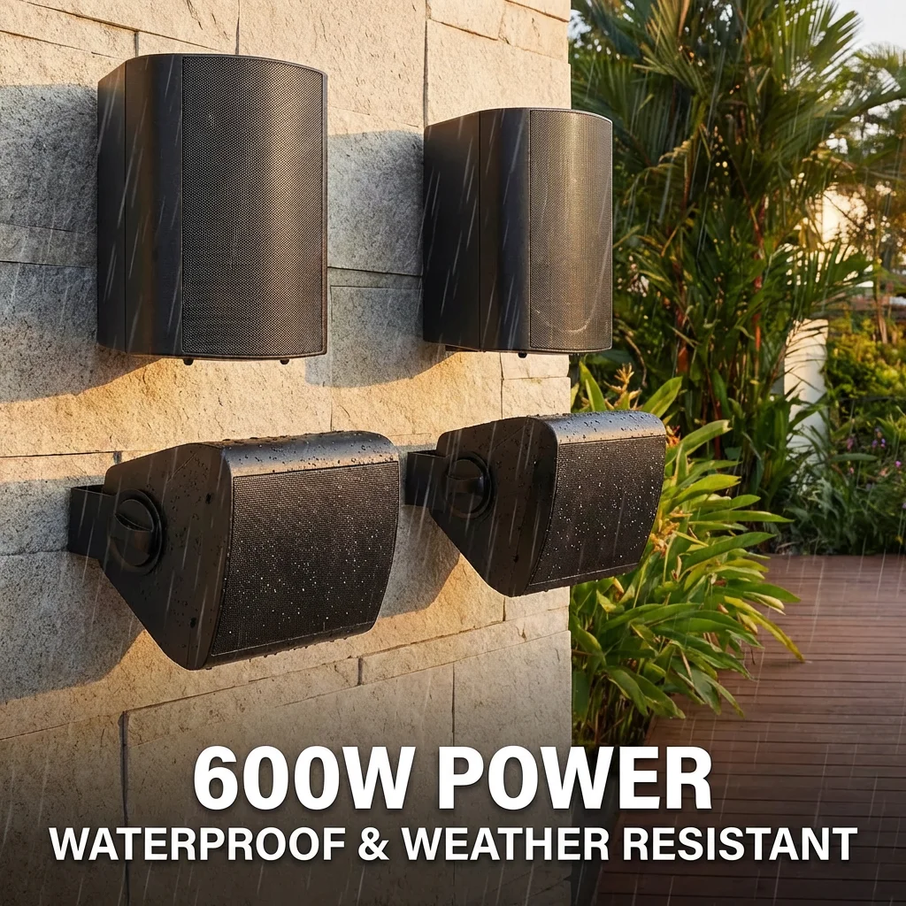 5.25 in 600W Passive Wall Mount Speakers 1