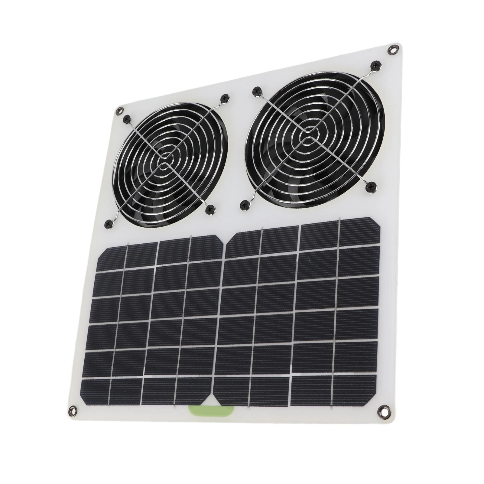 Solar Panel Powered Fan 12inch Waterproof Dual Fan 100W Solar Exhaust Fan for Chicken House Greenhouse 2