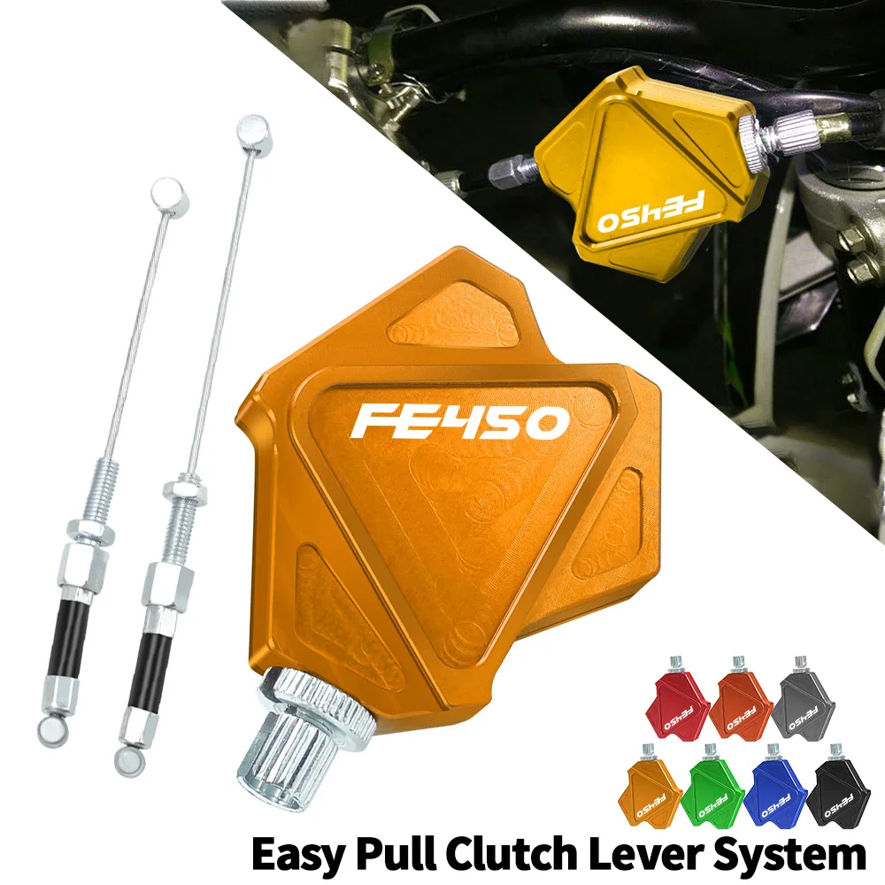 

Motorcycle Accessories CNC Aluminum Stunt Clutch Lever Replacement Easy Pull Cable System For HUSQVARNA FE450 FE 450 ALL years
