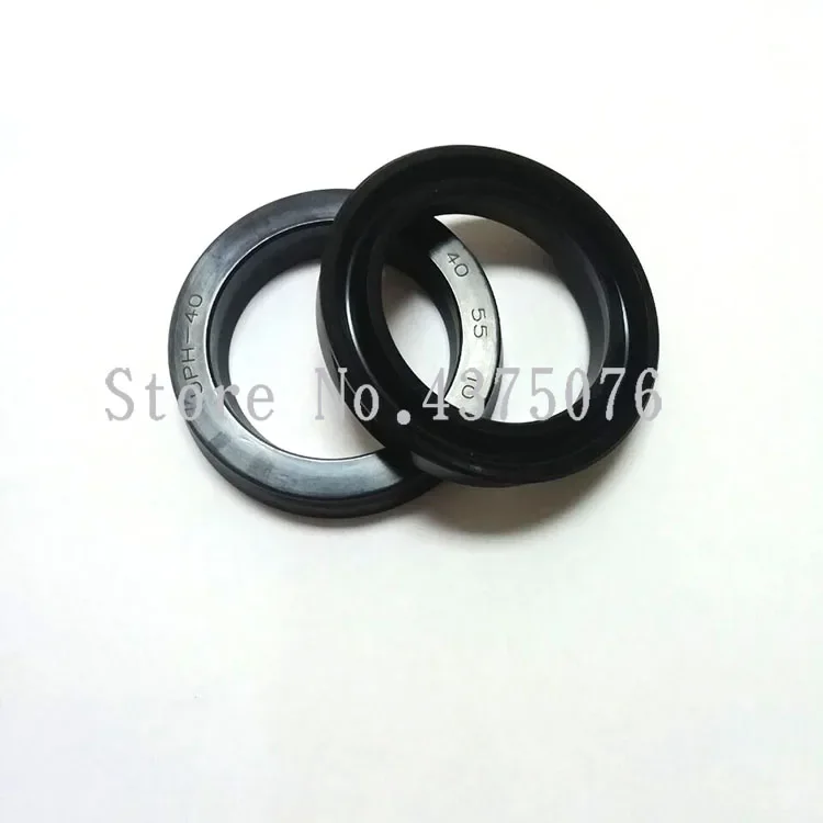 6X12X5--20X30X8/25X35/40X55X10/90X100X12/95X115X12 UPH 검정색 NBR 유압 왕복 씰 피스톤 로드 U 립 샤프트 오일 씰링