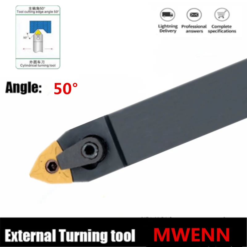 1pc MWENN1616H08 MWENNK08 MWENN2525M08 CNC Lathe Cutter Tool MWENN External Turning Tool Holder For WNMG Carbide Inserts