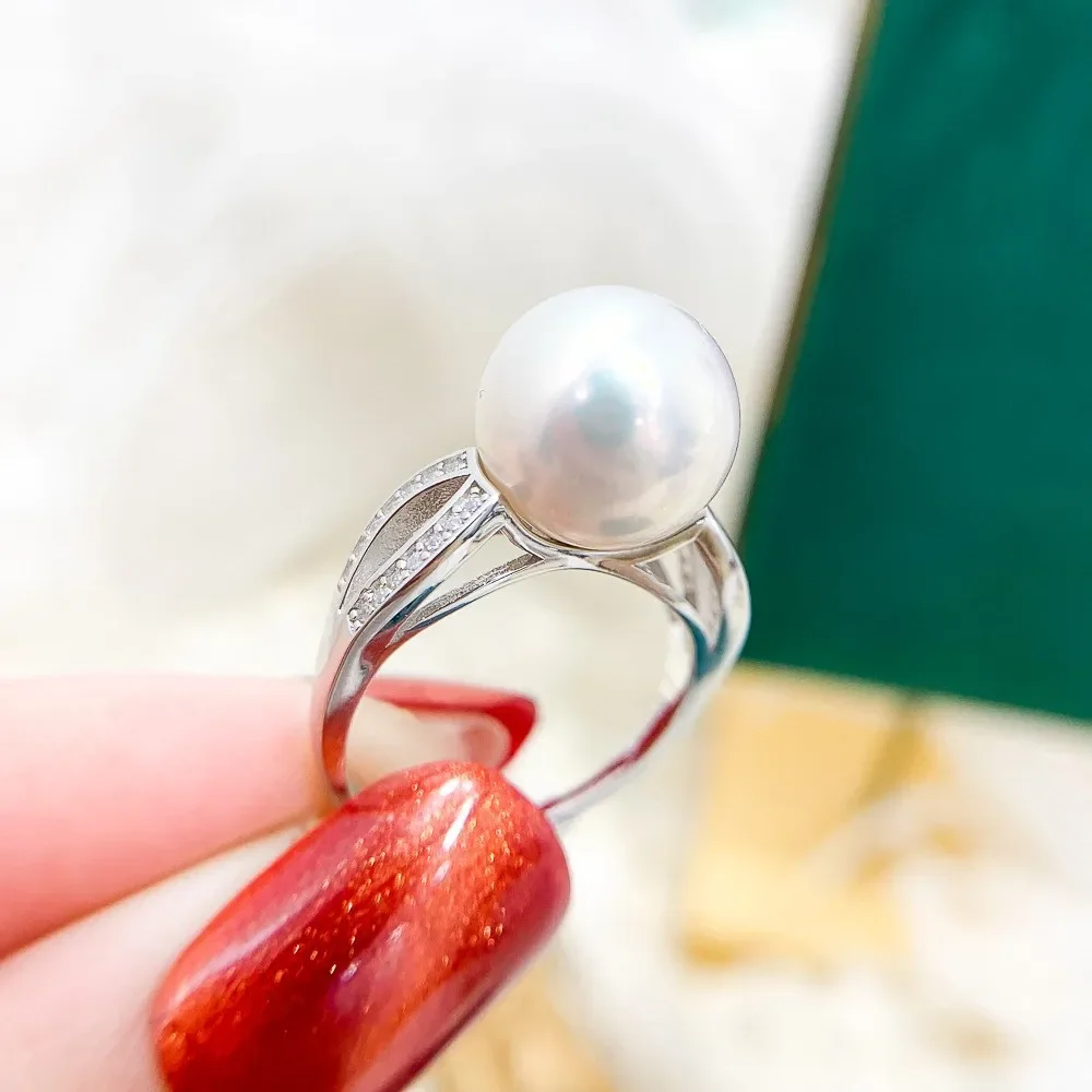 

Кольцо из серебра 925 пробы с жемчугом, 10-13 мм