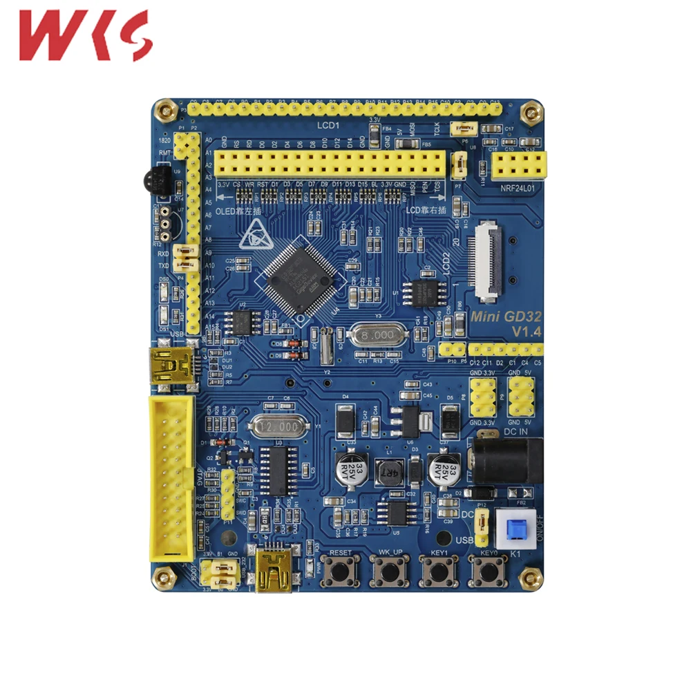 Mini GD32 development board F303RCT6 main control M4 core mini development board UCOS system For MCU/SPI touch display module