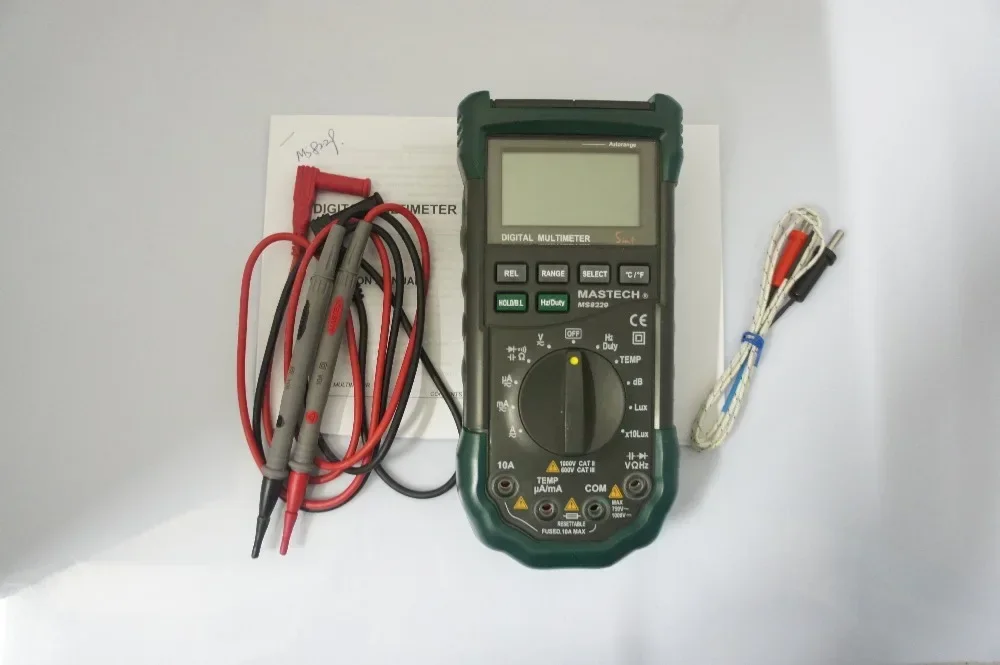 Mastech MS8229 5-in-1 Digital Multimeter Lux Sound Level Humidity Temperature Tester True RMS detail image 1