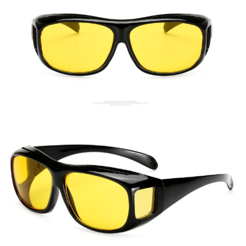 Anti-Glare Night Vision Driver Goggles Fashion Sunglasses Cycling Goggles Night Driving Enhanced Light Glasses Car Accessries cycling glasses night vision sunglasses driving glasses anti glare sunglasses