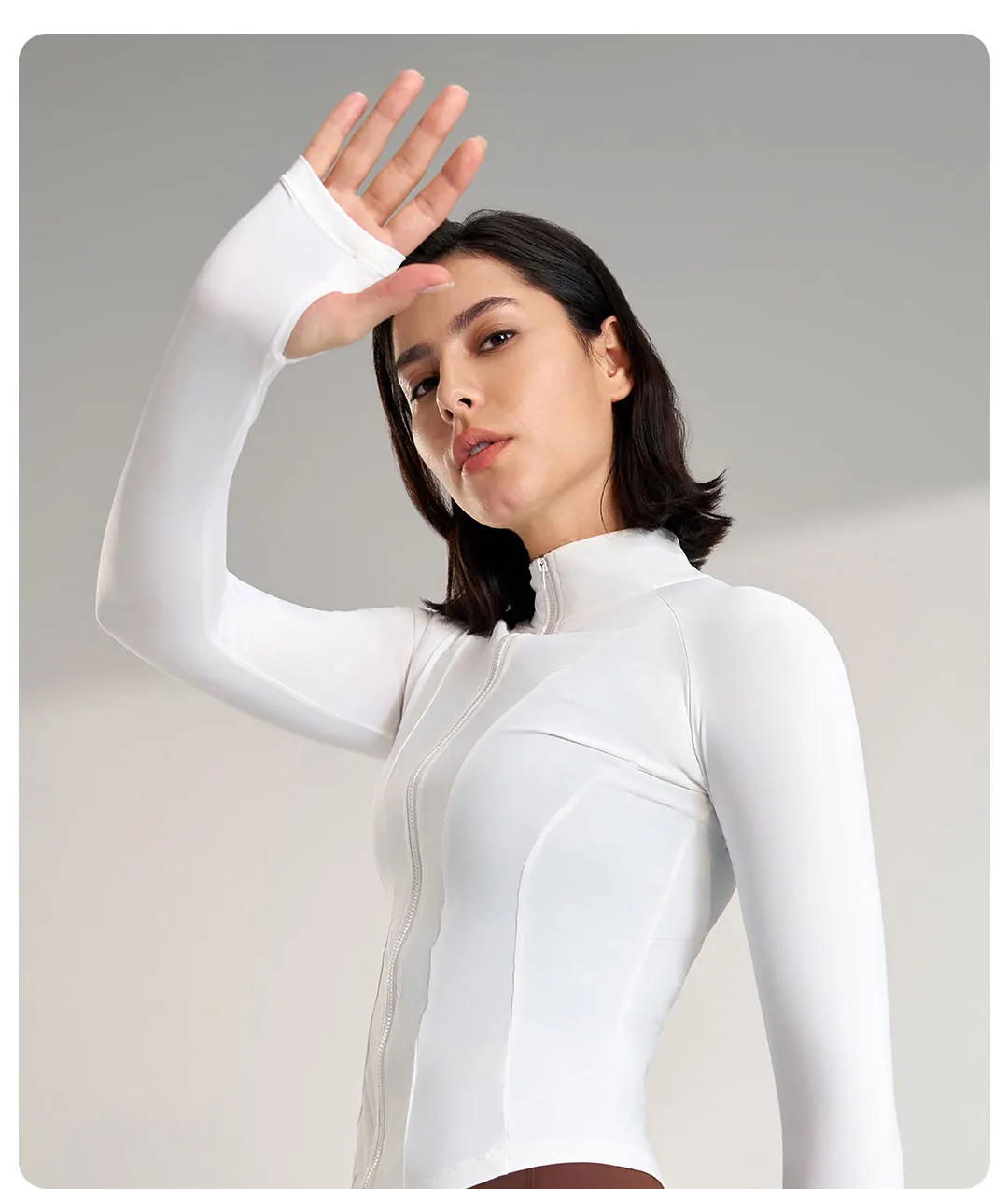Schnell trocknende Yoga-Kleidung, Übungskleidung, Oberteile, Damen, Fitnessstudio, Fitness-Kleidung, Fitness, Sport, Strumpfhosen, Sonnenschutzkleidung – Detail 11