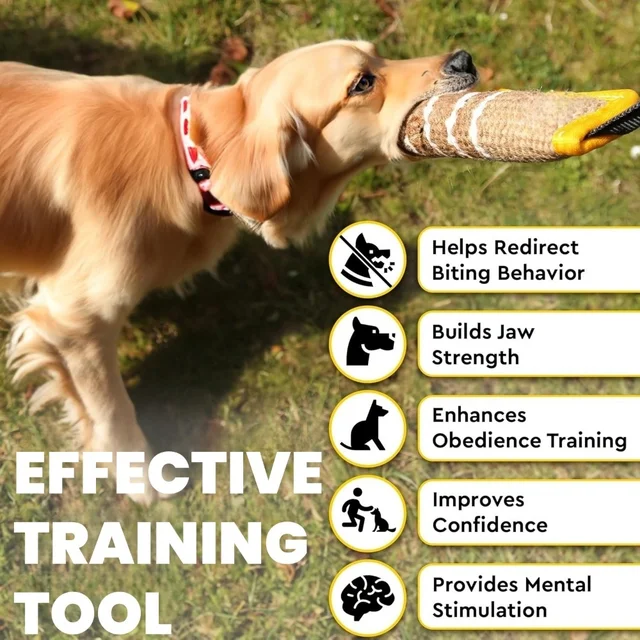 Dog Training Toys Outdoor Interactive Tug of War Training Bite Stick  Used as Pet Supplies for Training Medium to Large Dogs 3