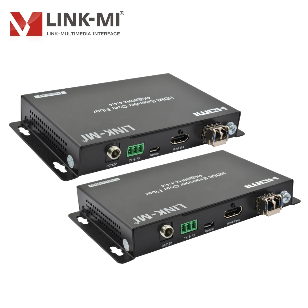 Фото Адаптер HDMI версии 4K, 2 км, 20 км, поддержка оптоволокна 4K @ 60 Гц YUV4:4:4, HDR, 18 Гбит/с, EDID, без задержки, RS232 HDMI через волокно №5