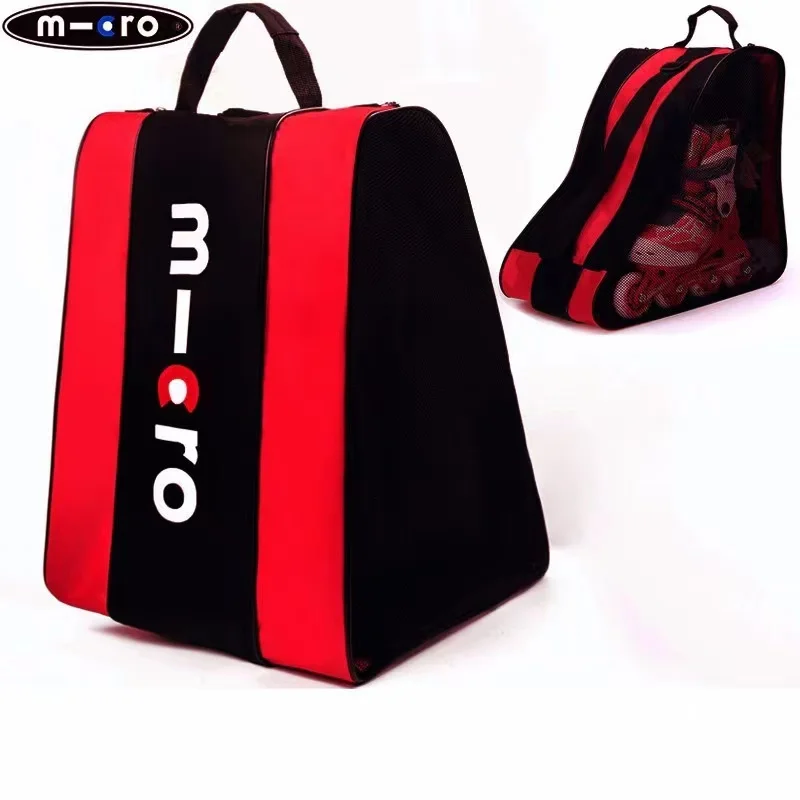New Three-layer Wear-resistant Thickened Roller Skating Shoe Bag Ice Skate Shoulder Backpack Triangle Storage Handbags
