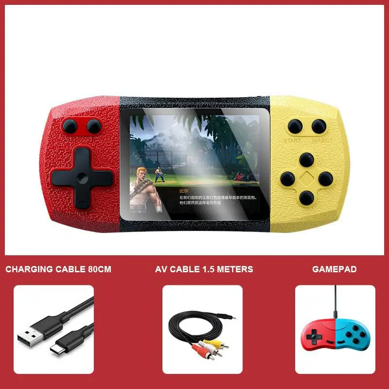 2022 New Portable Game Console 620 Retro Video Game Consoles Mini Handheld Gaming 3.0 Inch Screen Games Player Gift For Men 