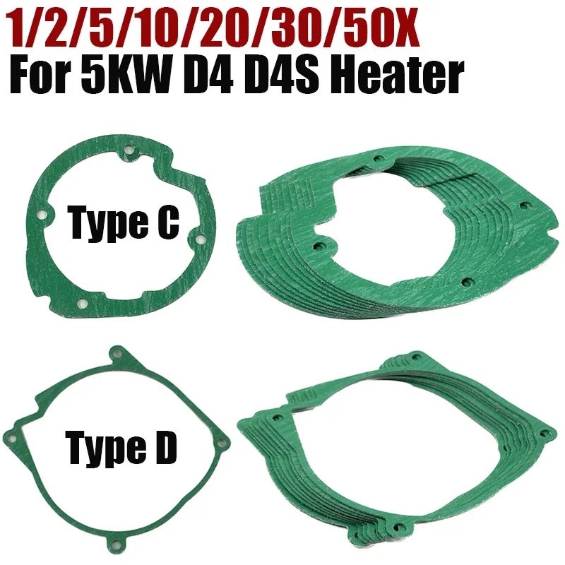 1/2/5/10/20/50X Burner Gasket Diesel Parking Heater Burner Combustion Chamber Gasket For Eberspacher Airtronic 5KW D4 D4S Heater burner gasket